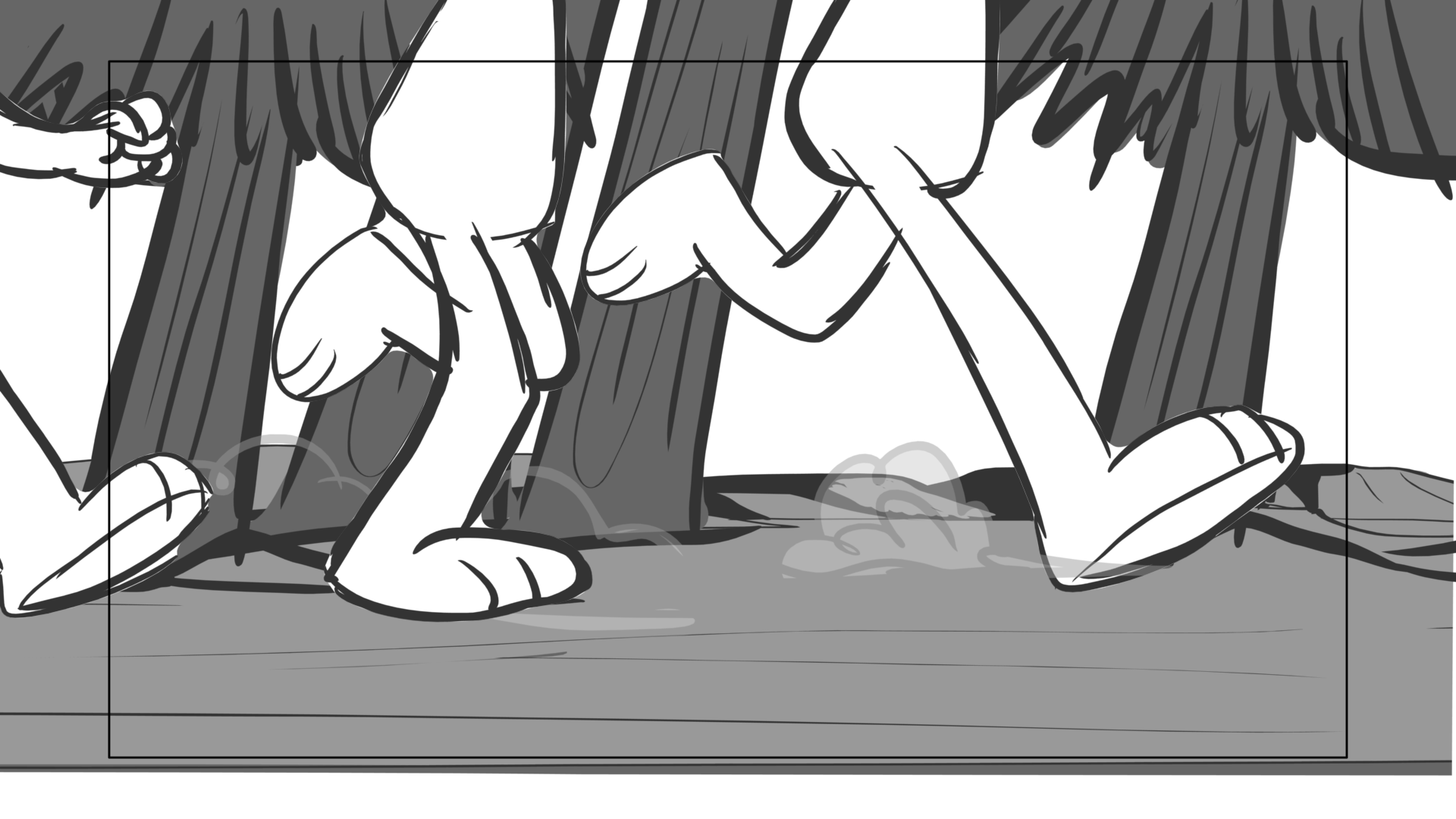 Venom Wars — Escena 7, panel 1, storyboard by Melissa Ballesteros